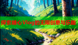 探索糖心Vlog的无限创意与乐趣