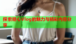 探索糖心Vlog的魅力与精彩内容分享