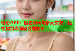 糖心APP：匿名聊天与多元交友，轻松找到志同道合的朋友