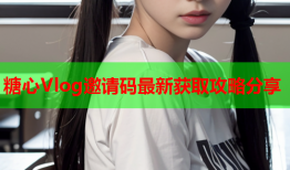 糖心Vlog邀请码最新获取攻略分享