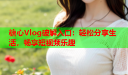 糖心Vlog破解入口：轻松分享生活，畅享短视频乐趣