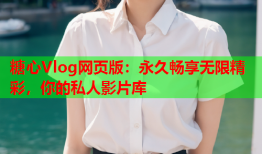 糖心Vlog网页版：永久畅享无限精彩，你的私人影片库