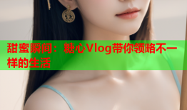 甜蜜瞬间：糖心Vlog带你领略不一样的生活