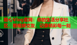 糖心Vlog官网：你的生活分享社区，看视频交友，记录精彩每一刻