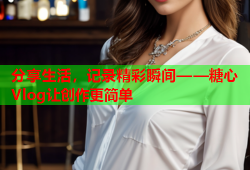 分享生活，记录精彩瞬间——糖心Vlog让创作更简单