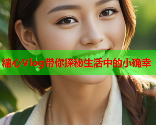 糖心Vlog带你探秘生活中的小确幸