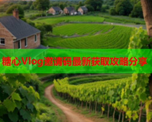 糖心Vlog邀请码最新获取攻略分享