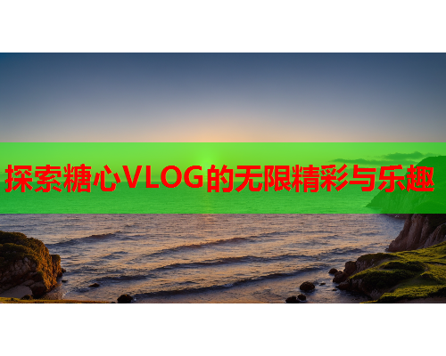 探索糖心VLOG的无限精彩与乐趣