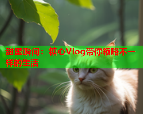 甜蜜瞬间：糖心Vlog带你领略不一样的生活