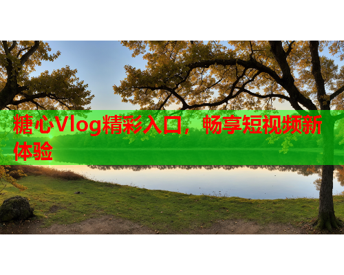 糖心Vlog精彩入口，畅享短视频新体验