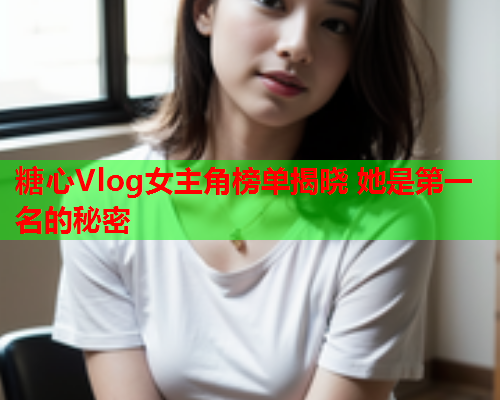 糖心Vlog女主角榜单揭晓 她是第一名的秘密