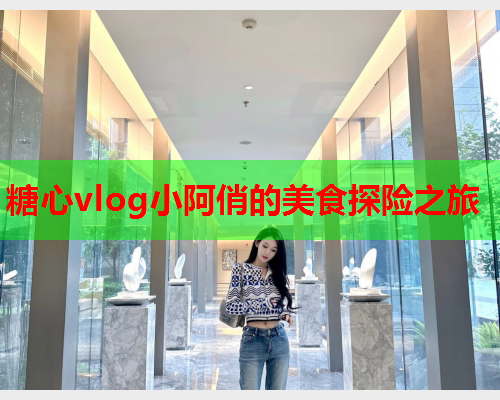 糖心vlog小阿俏的美食探险之旅