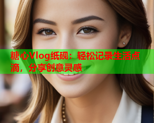 糖心Vlog纸砚：轻松记录生活点滴，分享创意灵感